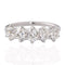 2.11ctw Old Mine Cut Diamond 5-Stone Band