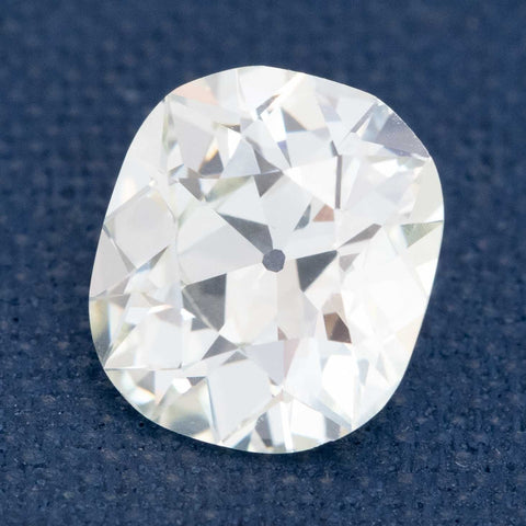 2.15ct Elongated Old Mine Cut Diamond, GIA L VS1