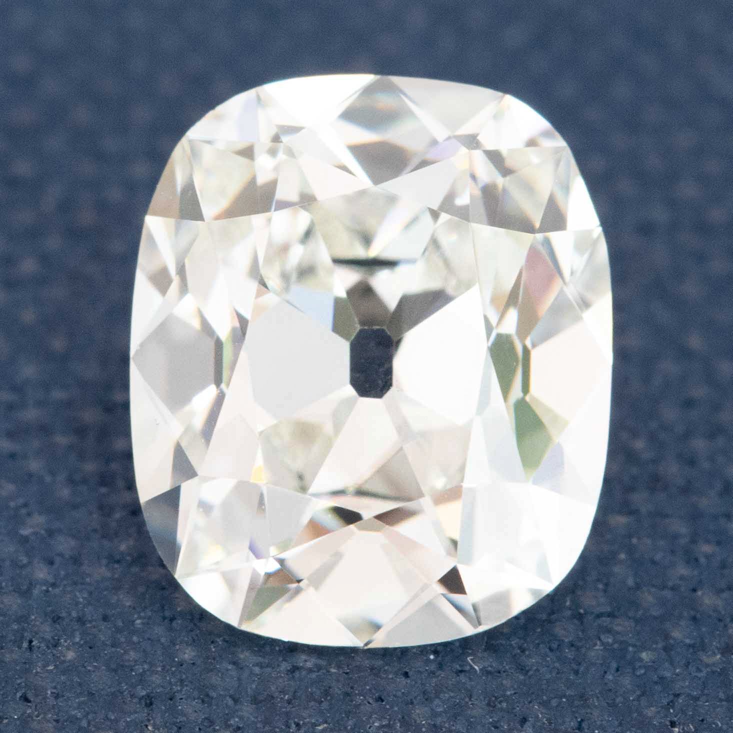 2.16ct Old Mine Cut Diamond, GIA J VS1