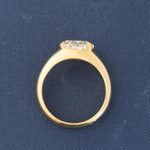 2.17ct Heart/Pear Peart Cut Diamond Solitaire