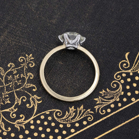 2.19ct Old European Cut Diamond Solitaire