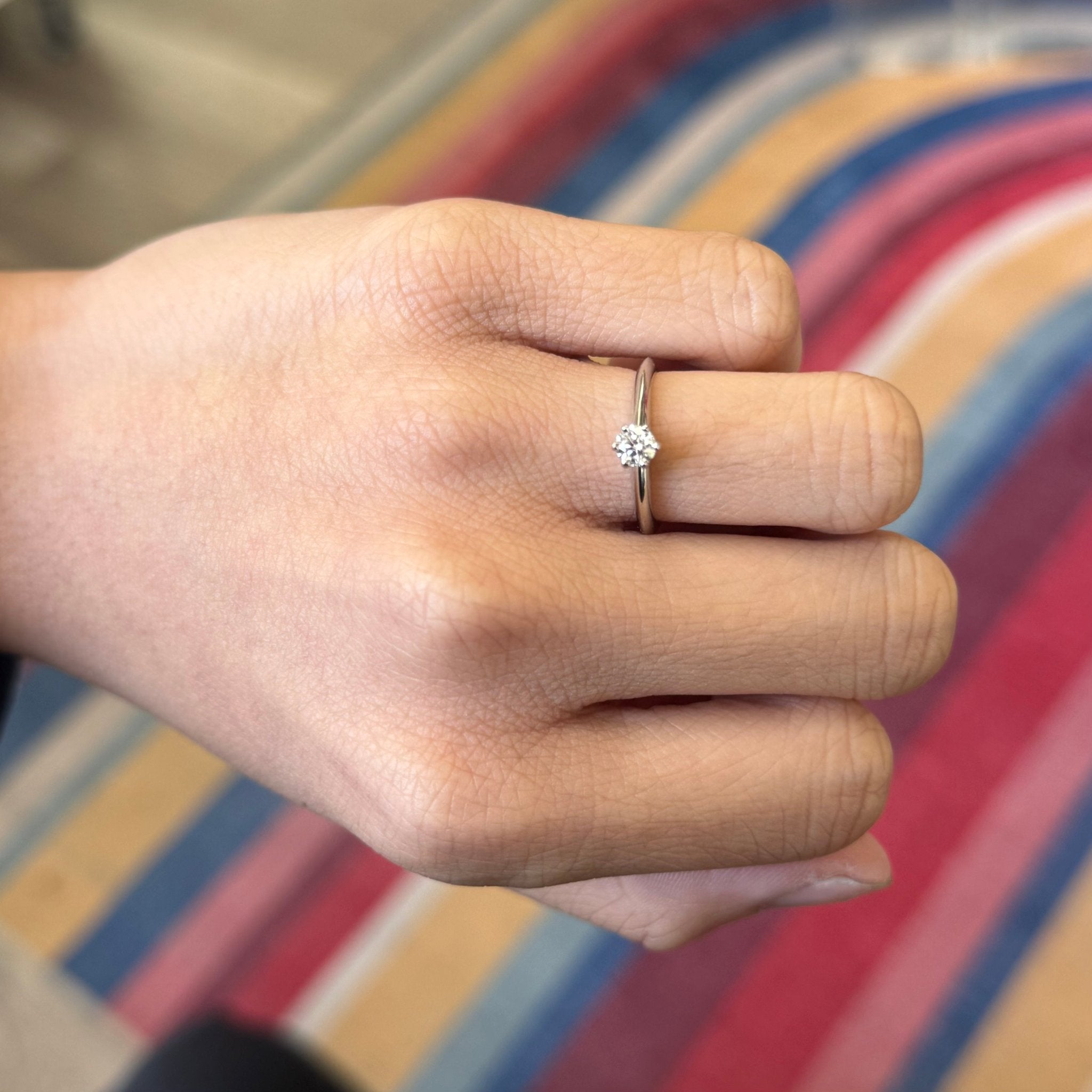 .21ct Petite Round Brilliant Cut Diamond Solitaire, by Tiffany & Co.