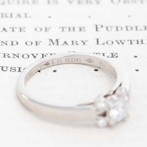 .21ct Round Brilliant Cut Diamond Ring, by Cartier