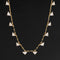 2.20ctw Epaulette Cut Diamond Station Necklace
