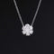 2.21ctw Round Brilliant Cut Diamond Flower Cluster Pendant