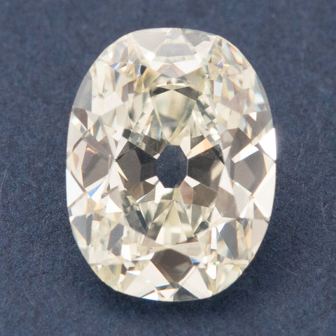 2.23ct Elongated Old Mine Cut Diamond, GIA L VS2