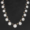 22.48ctw Old European Cut Diamond Riviere Necklace