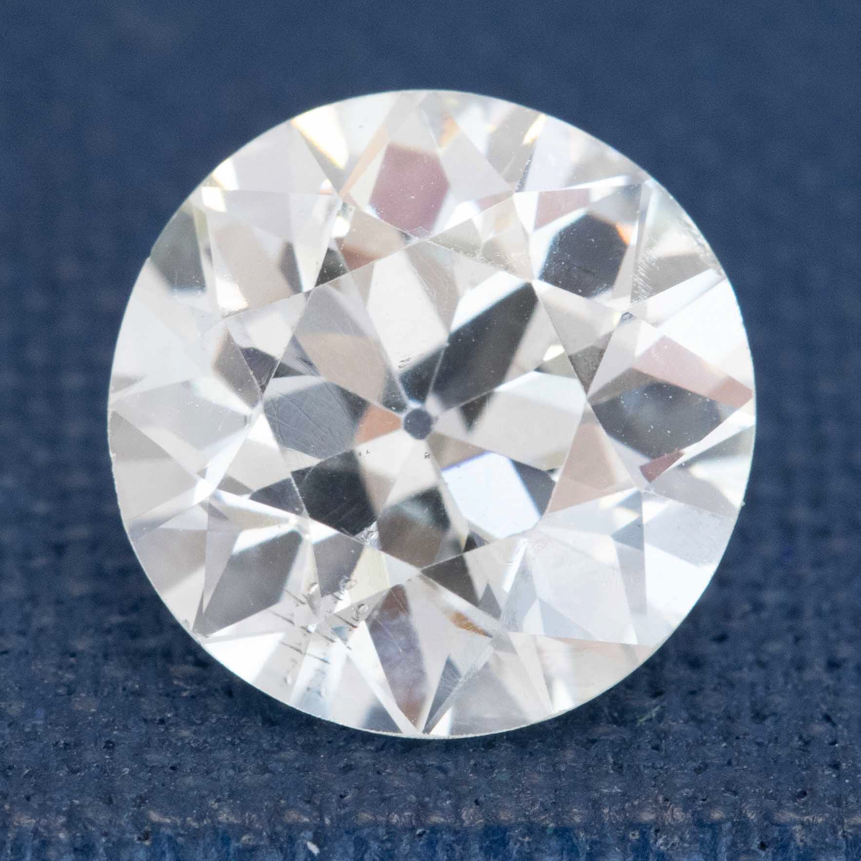 2.24ct Old European Cut Diamond, GIA K SI1
