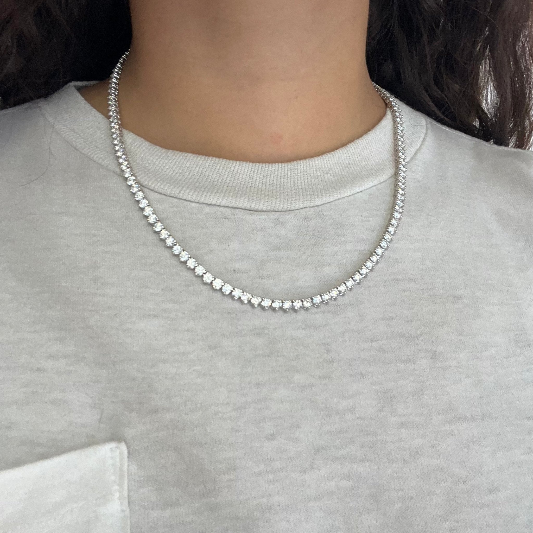 22.50ctw Diamond Tennis Necklace, by Roberto Coin