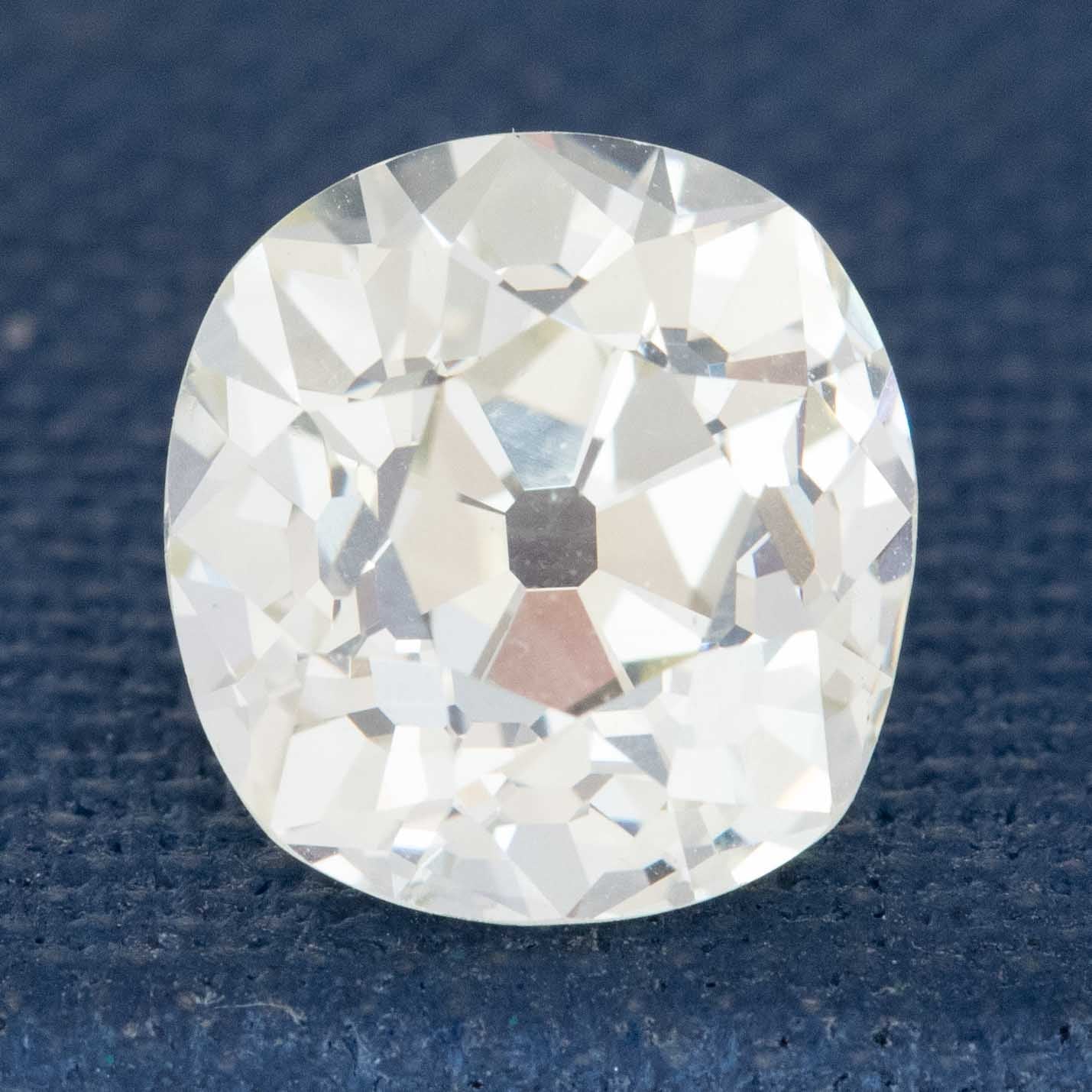 2.27ct Old Mine Cut Diamond, GIA Q-R VS1