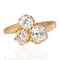 2.27ctw Old European Cut Diamond Trilogy Ring, GIA