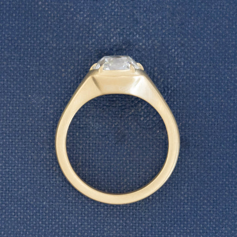 2.28ct Cushion Cut Diamond Solitaire, GIA L VS2