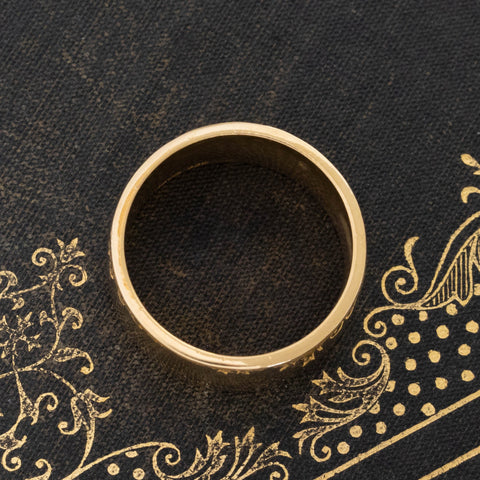 22kt Wide Wedding Band
