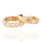 2.30ctw Round Brilliant Cut Diamond Hoop Huggie Earrings
