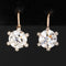 2.30ctw Old European Cut Diamond Dormeuse Earrings