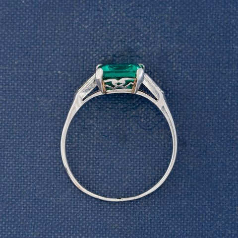 2.31ct Art Deco Colombian Ring, GIA