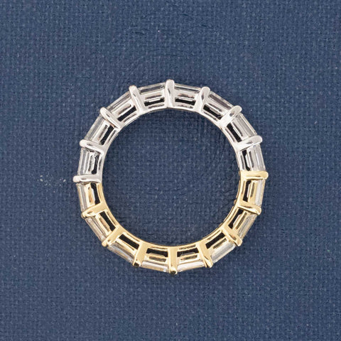 2.33ctw Baguette Cut Diamond Yin-Yang Eternity Band