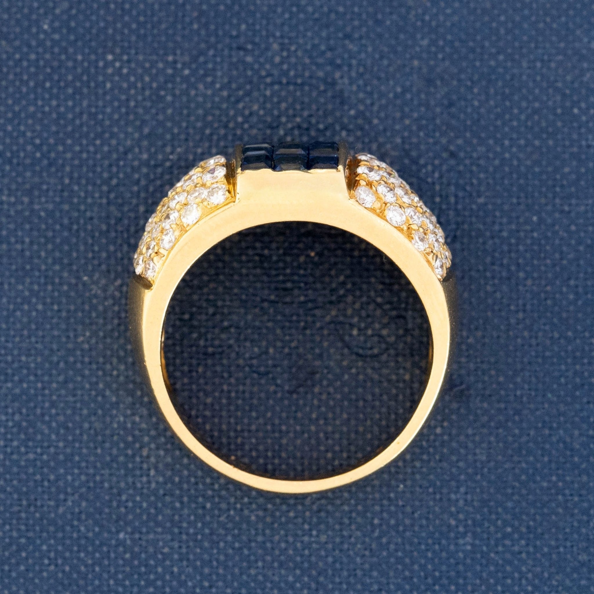2.35ctw Diamond & Sapphire Cluster Ring, by Boucheron – Jewels by