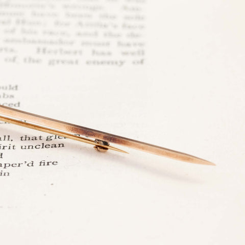 2.40ctw Antique Diamond, Ruby & Sapphire Sword Pin