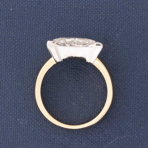 2.45ct Triangle Cut Diamond Solitaire
