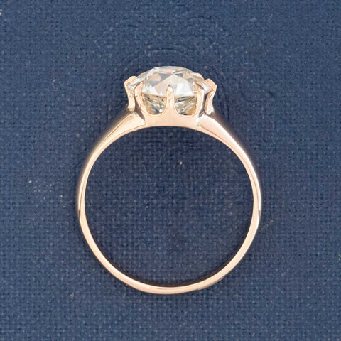 2.46ct Old European Cut Diamond Antique Solitaire, GIA K VS2