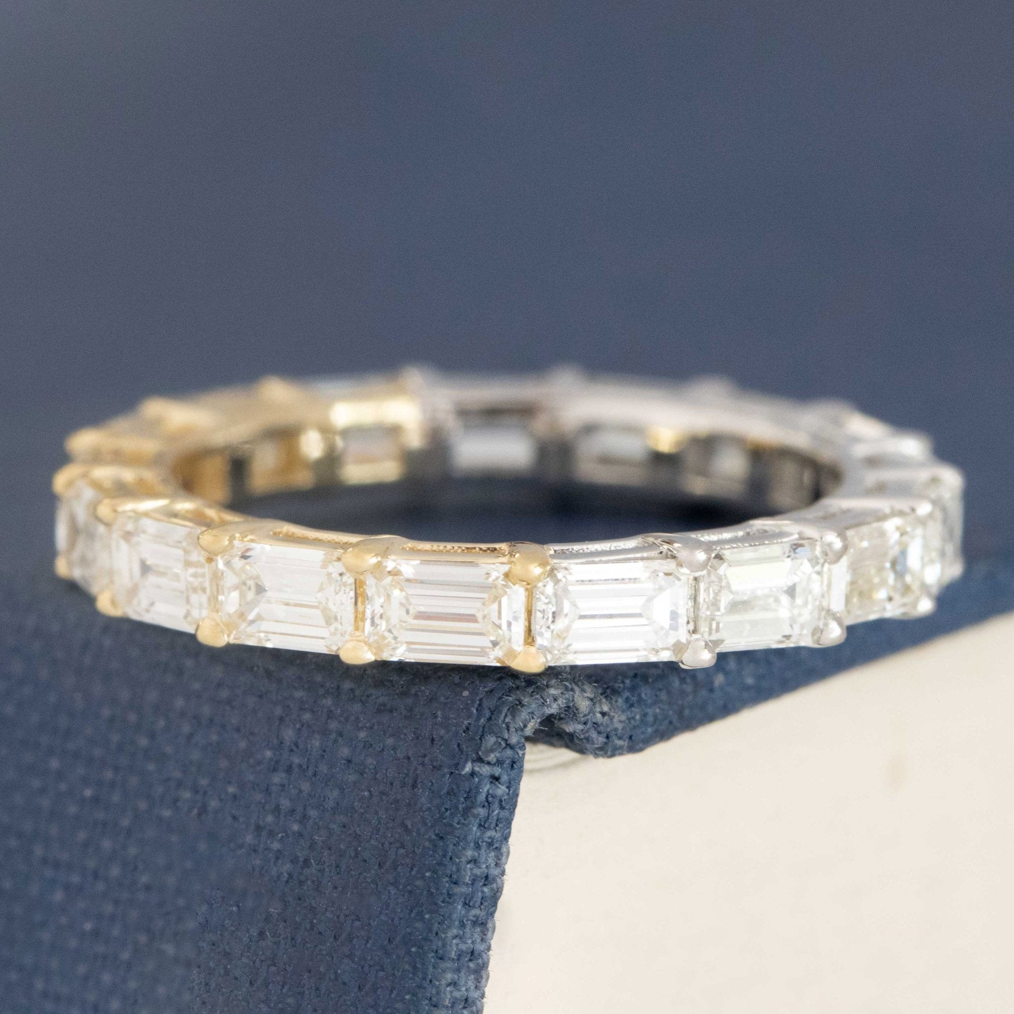 2.48ctw Baguette Cut Diamond Yin-Yang Eternity Band