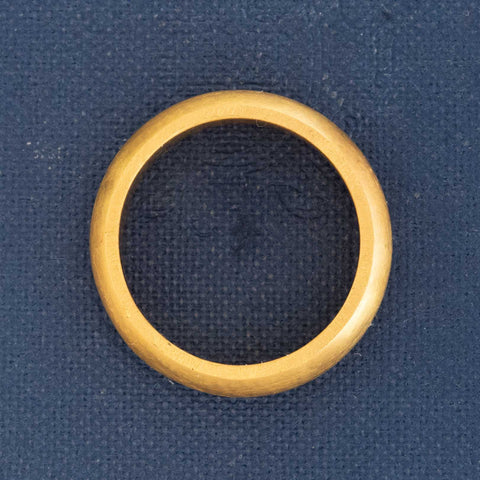 24kt Wide Wedding Band, 6.30mm