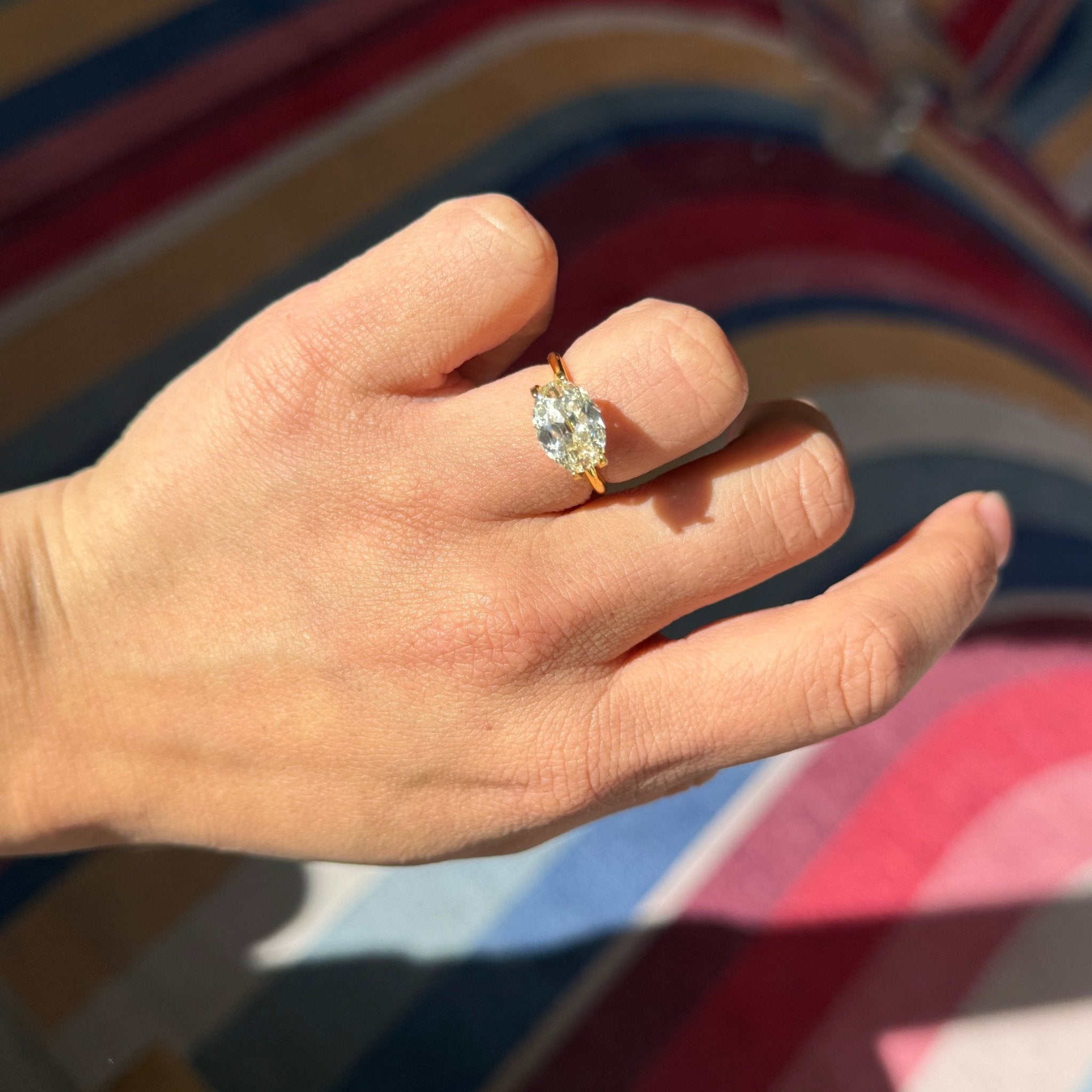 2.50ct Antique Oval Cut Diamond, GIA