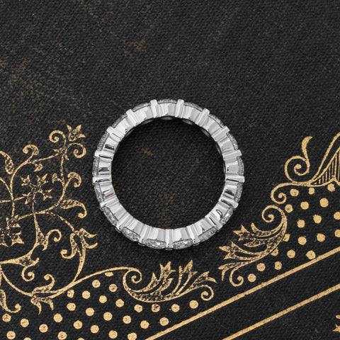 2.50ctw Round Brilliant Cut Diamond Memoire Eternity Band
