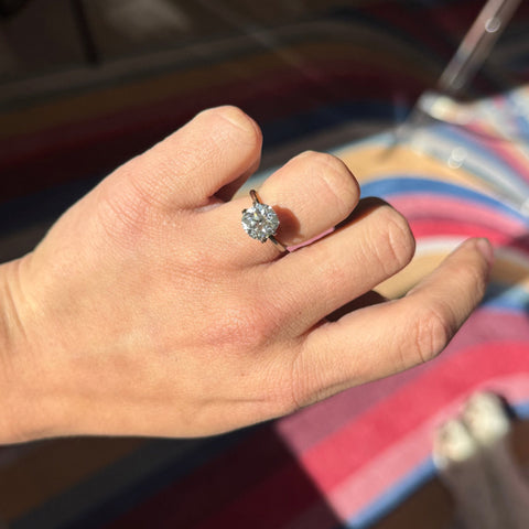 2.52ct Old Mine Cut Diamond, GIA L VVS2