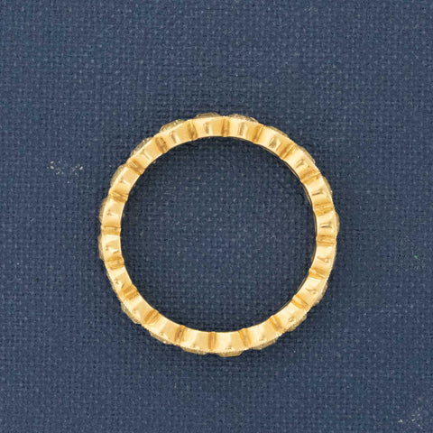 2.52ctw Old European Cut Diamond Half Bezel Eternity