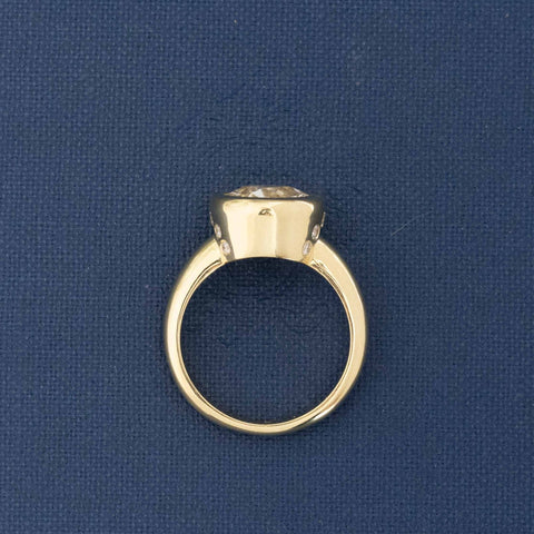 2.54ct Old European Cut Diamond Bezel Solitaire, GIA