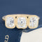 2.54ctw Old Mine Cut Diamond Bezel Trilogy Ring