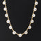 25.81ctw Old European Cut Diamond Riviere Station Necklace