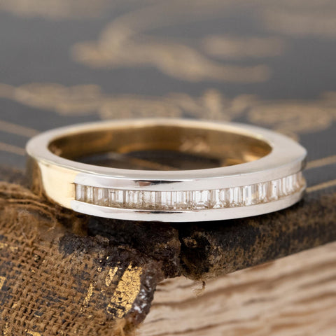.25ctw Vintage Baguette Cut Diamond Band