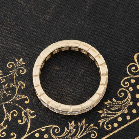 2.60ctw Asscher Cut Diamond Eternity Band