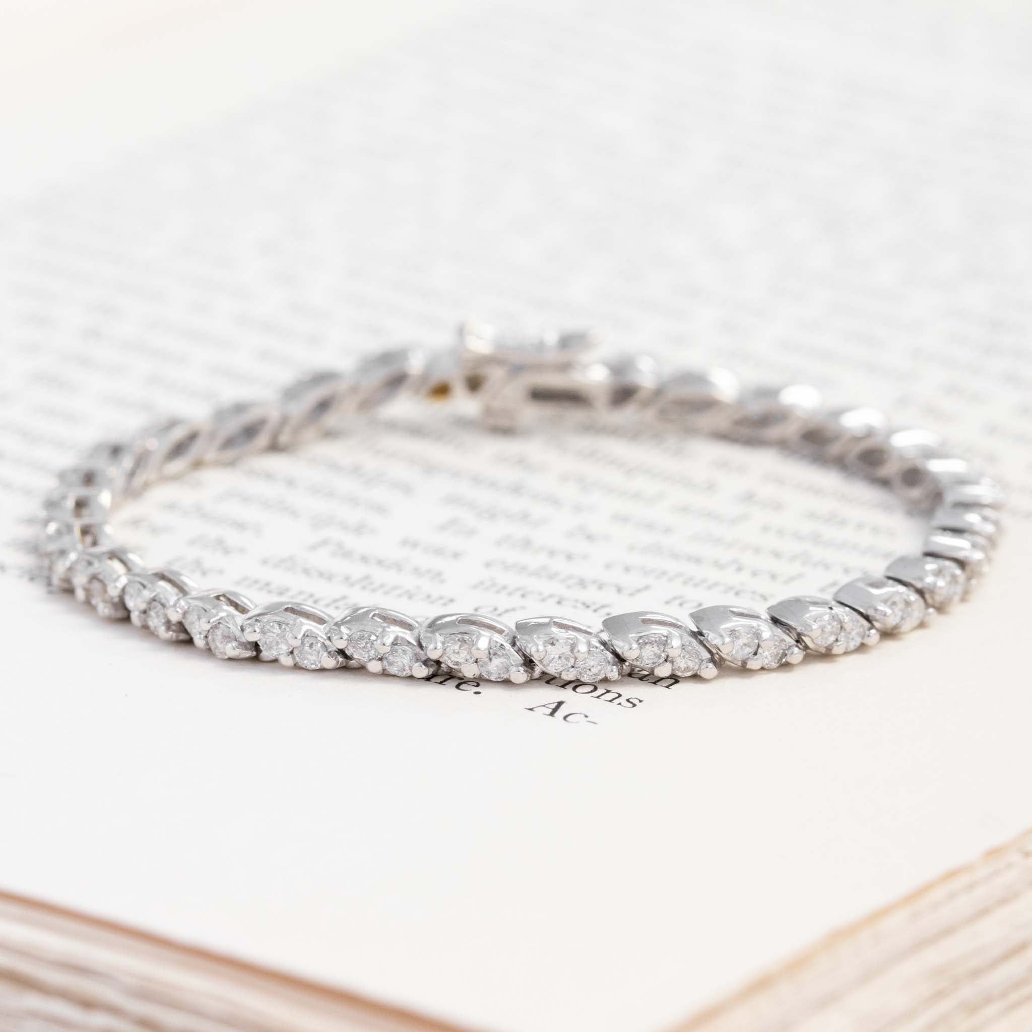 2.60ctw Round Brilliant Cut Diamond Bracelet