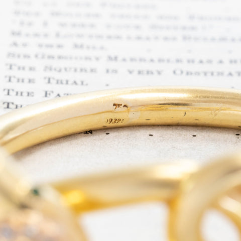 2.63ct Victorian Revival Old European Cut Diamond Serpent Bangle