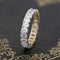2.65ctw Emerald Cut Diamond Yin-Yang Eternity Band
