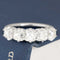 2.65ctw Old Mine Cut Diamond 5-Stone Band