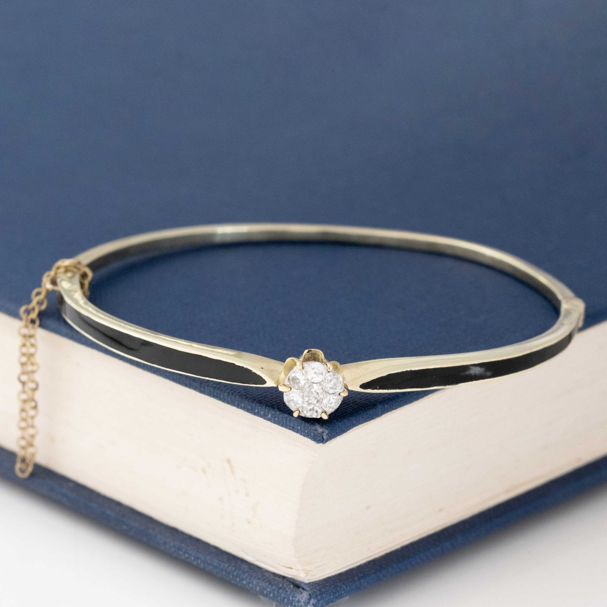 .26ctw Diamond & Enamel Bangle