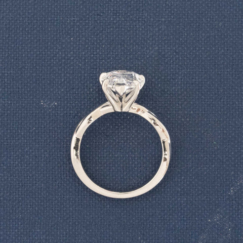 2.70ct Pear Cut Diamond Solitaire