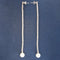 2.76ctw Vintage Diamond & Pearl Shoulder Dusters