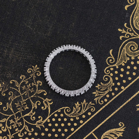 .27ctw Single Cut Diamond Slim Eternity Band