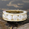 2.88ctw Old European Cut Diamond 5-Stone Channel Set Band
