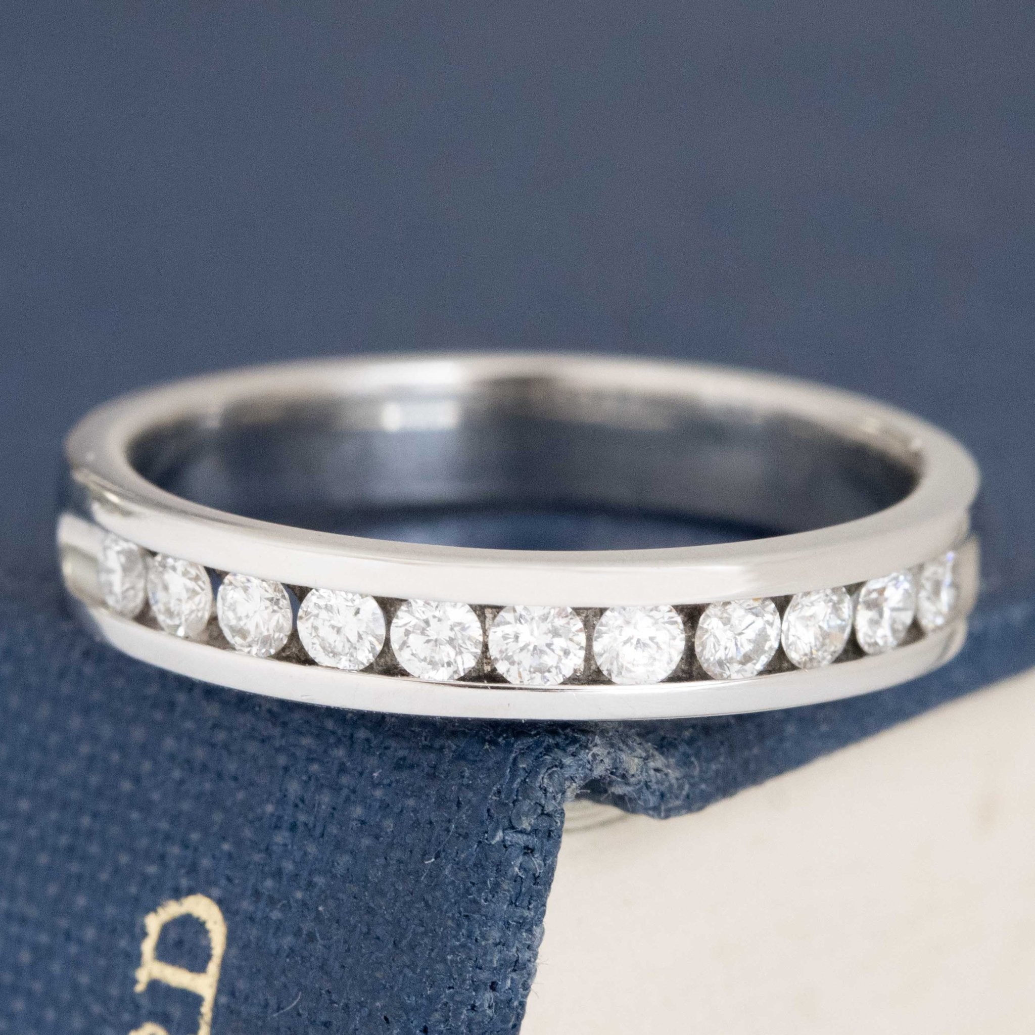 .29ctw Round Cut Diamond Half-Eternity Band