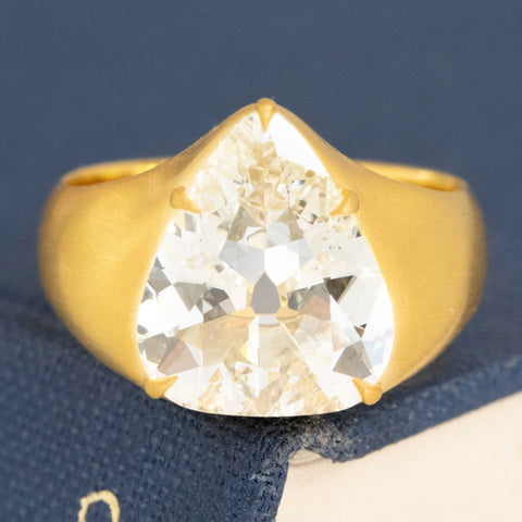 3.00ct Pear Cut Diamond Solitaire