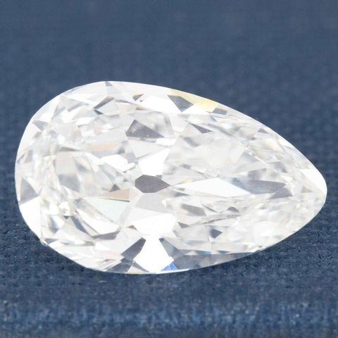 3.01ct Antique Pear Cut Diamond, GIA F VS2