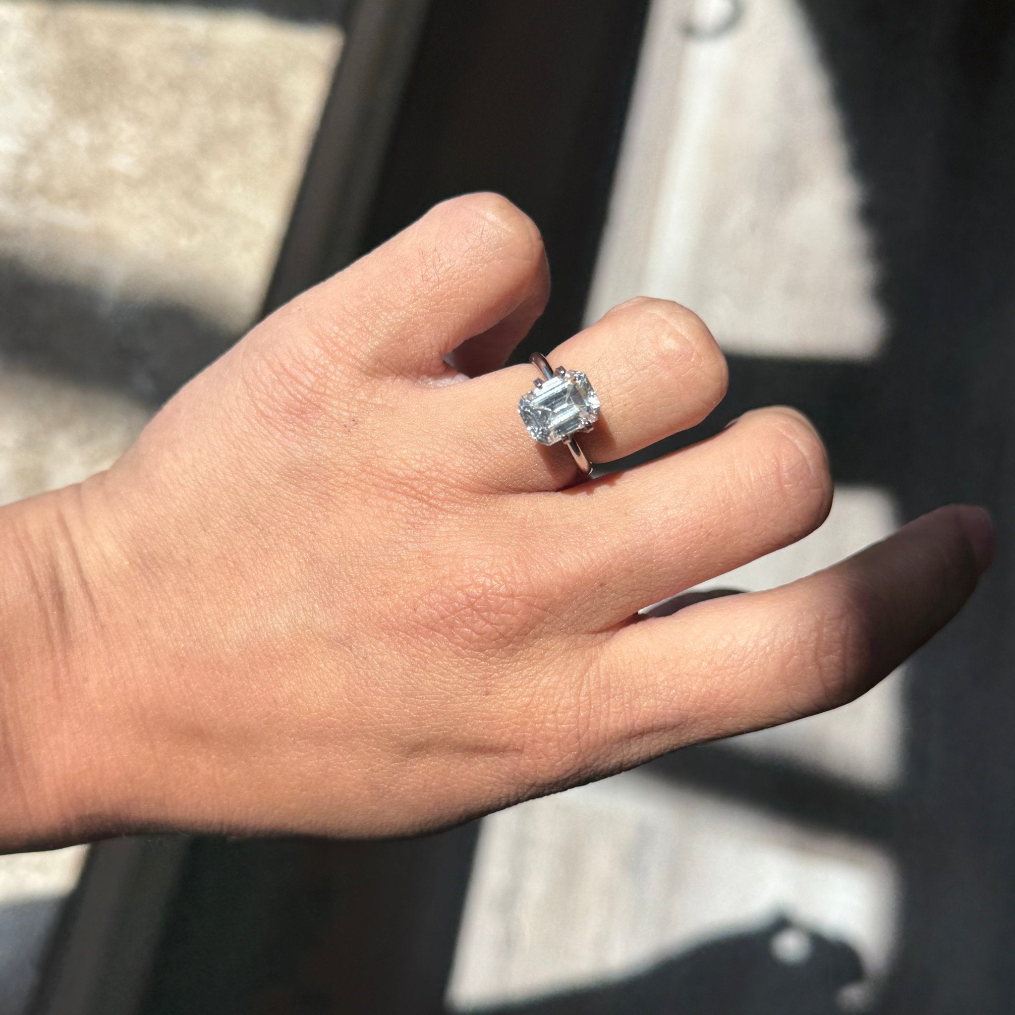 3.01ct Emerald Cut Diamond, GIA I VS1