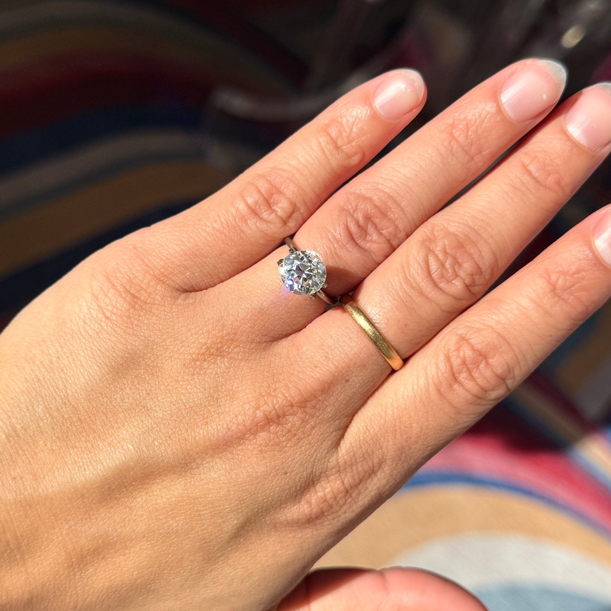 3.01ct Old European Cut Diamond, GIA I VS2